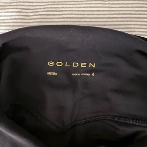 Aritzia Golden Collection Black biker shorts